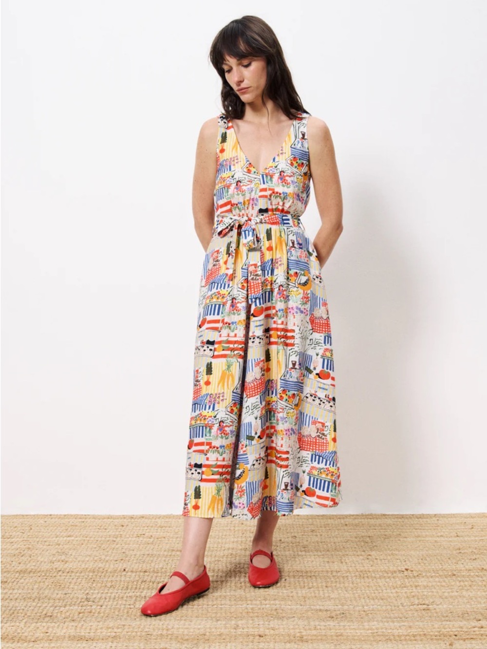 NWT - FRNCH Achouak Marche Blanc Dress